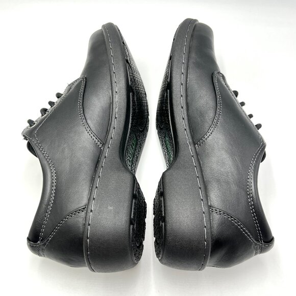 Eastland‎ Womens Size 6 Pandora Black Faux Vegan Leather Lace Up Oxfords Shoes - Picture 8 of 12
